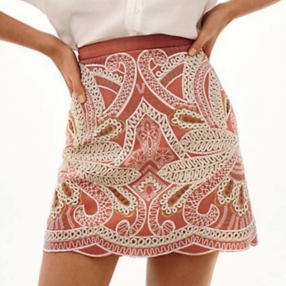 Anthropologie Dresses & Skirts - Anthropologie Clotilde Beaded Mini Skirt